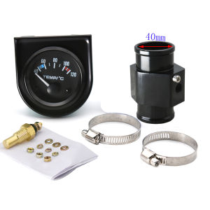52mm Water Temperature Gauge 40-120 ℃ Water Temperature Gauge Adaptor Joint Pipe Sensor Radiator