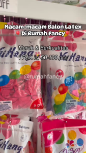 [GROSIR] 1 PAK ISI100 PCS Balon Latex Metalik 12inch Dekorasi Pesta / Ulang Tahun