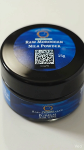 Safa Organix Moroccan Nila Blue Powder Traditional North Africa Cultural Pigment Fine Powder