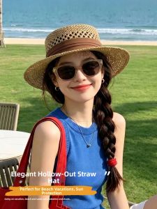 Cgediao | Beach Vacation Sun Protection Hat Straw Hat