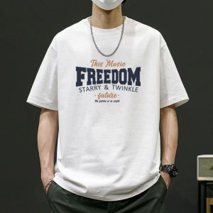 Loose Fit Cotton round Neck Short Sleeve T-Shirt for Boys Summer Fashionable Breathable Comfortable Versatile American Style Streetwear