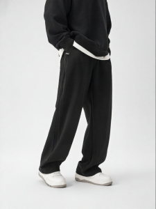 BODYDREAM | Elastic Air Layer Straight Cut Loose Trousers