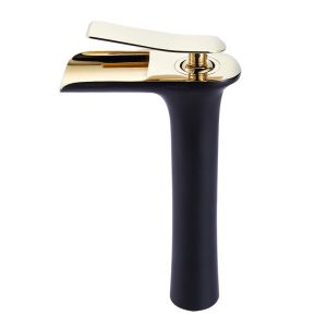 Vòi Chậu Rửa Bằng Đồng Cổ Có Thể Xoay Bằng Gốm Sứ Kiểm Soát Nhiệt Độ Đơn Lỗ Kiểu Cổ Điển Lắp Đặt Bằng Nắp Đậy