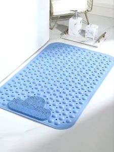 Sudoku Shower Bath Mat With Brush / Keset kaki PVC Kamar Mandi Bathub Toilet Sikat Pijat Pad Anti Selip