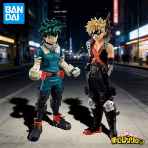 Bandai | 17cm Boku no Hero Academia Anime Figure All Might Action Figure Midoriya Izuku/Bakugo Katsuki Figurine PVC Collection Model Toys