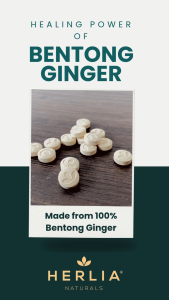 BONLIFE x HERLIA | Ginger Vita Bentong Ginger Tablet Women Digestion Bloating Body Warmth Cold Hands Feet HALAL