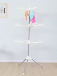 Msk Jemuran menara bahan stainless / Rak Jemuran Pakaian Bayi Rak Jemuran Handuk Menara Bayi Kaos Kaki Kain Gantung Berdiri