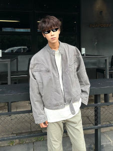 Gray Short Detroit Workwear Jacket