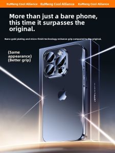 KUMENG | Vỏ Điện Thoại Chống Sốc Toàn Bộ Trong Suốt Silicone cho iPhone 15 Pro Max iPhone 14 Pro và iPhone 11