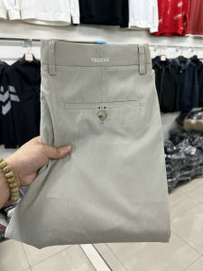 Quần Dài Ống Đứng Màu Nhạt Thoáng Khí Mùa Xuân Hè Quần Dài Thường Ngày Bằng Sợi Modal Cạp Vừa Quần Dài Thẳng