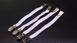 Penjepit Sprei Kasur Anti Geser Jepitan Penahan Springbed Anti Lepas Berantakan Pengait Seprai 4pcs