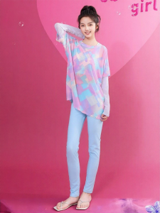 Barbie | New Style 3-Piece Long Sleeve Long Pants Split Swimwear