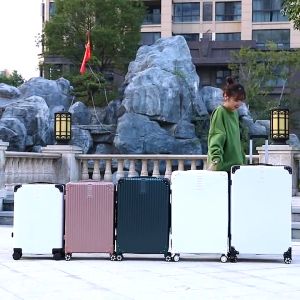 SAFARI 24/20 inch Travel Luggage Thickened Border Password Suitcase Retro Luggage Right Angle Zipper Luggage Large Capacity Silent Suitcase New Student Password Box