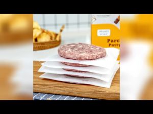 500Pcs 11*11cm Burger Patty Paper Non Stick Squares Baking Parchment Paper