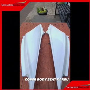 Cover Body Bodi Samping Belakang BEAT Karbu Lama 2008-2012 Putih
