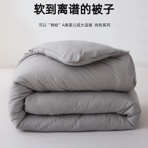 Thick Winter Quilt Warm Spring Autumn Quilt Four Seasons Universal Cotton Quilt 10 Pounds Student Dormitory Single Bed Quilt