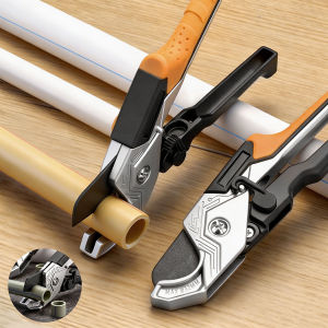 Pipe Cutter 0-32mm PVC PPR PU PE Pipe Scissors SK5 Heavy Duty Tube Hose Cutting Tool Plumbing Manual Hand Tools