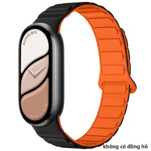 Dây Đeo Tay Silicon Từ Tính Cho Xiaomi Mi Band 10 9 8 Dây Đeo Đồng Hồ Thể Thao Vòng Đeo Tay NFC Phụ Kiện Tương Thích Với Xiaomi