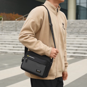 MENSPE Mens Bag Stylish Shoulder Bag Large Capacity Messenger Bag Crossbody Bag Outdoor Sports Bag Leisure Bag Waterproof Portable Shoulder Bag Anti-Scratch Bag Sling Bag