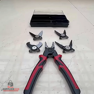 5-in-1 Multifunctional replaceable head pliers set Wire pliers vice stripper set tool