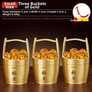 BINYUE | Wealth Attraction Golden Ingot Solid Brass Ornament