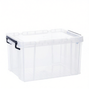 ciiemen | Highly Transparent Plastic Straight Angle Storage Box Large Thick