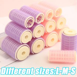 Curling Bangs Velcro Curl Hair Curlers Fixable Air Bangs Clip Curling Tube Magic Hair DIY Hair Tool