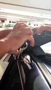 Portable Car Roof Rack Cargo Roof Carrier Luggage Anti Theft Cross Bicycle Roof Bar Kereta 100cm For Proton Exora2Pcs