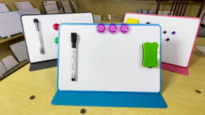 Portable A4 White BoardReusable Dry Erase Board with StandDesktop Whiteboard