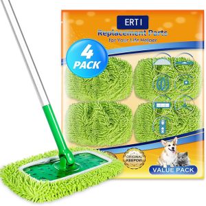 Thickened Flat Mop Head for 3M Kao Swiffer Duster Replaceable Cover Dry Wet Use Elastic Band Household Cleaning Tool
