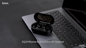 Hoco EQ29 หูฟังบลูทูธไร้สาย BT5.4 แบตอึด 9 ชม. เสียง Hi-Fi ใส่สบาย แบบเกี่ยวหู เสียงดีเบสแน่น