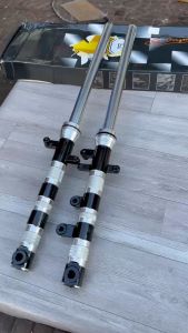 Phuộc phay ohlins Raider Satria cắt ty 5 phân lắp đặt như zin