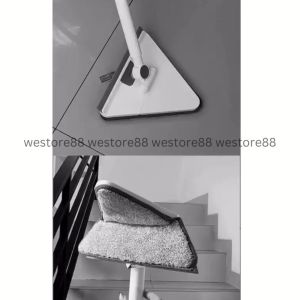 Alat Pel Pembersih Lantai Kaca Sudut Ruangan Serbaguna Microfiber 180 Derajat Triangel Mop WEO AC9994