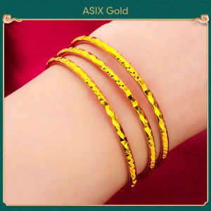 ASIX GOLD สร้อยข้อมือสแน็ปแฟชั่นเคลือบทอง 24K/18K สวมใส่ได้ทุกโอกาส สร้อยข้อมือสุภาพสตรีนําโชคที่ใช้งานได้หลากหลายในแฟชั่นชั้นสูง ของขวัญวันหยุดที่ยอดเยี่ยม ไม่ดําคล้ํา จะไม่ลอก