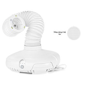 foreverlily | Máy Hút Bụi Móng Tay Không Chổi Than 130W Sử Dụng Kép Với Ống Thu Vào Đầu Hút Mạnh Mẽ Dành Cho Làm Móng Nghệ Thuật Thu Gom Bụi.