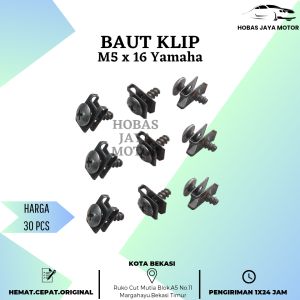 [1 Pack] Baut Klip Yamaha M5x16