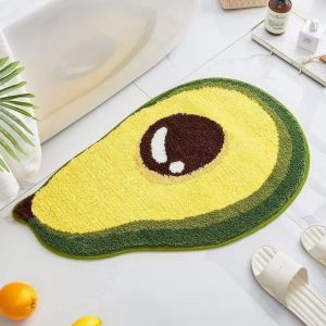 VIKAMA Peach Themed Velvet Carpet Ins Style Peach Shaped Plush Carpet  Childrens Room Cartoon Cute Home Decor Carpet