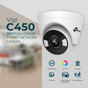 TP-Link VIGI C450 5MP Full-Color Turret Network Camera