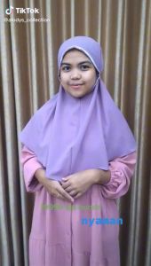 Jilbab Instan Dewasa Bergo Renda Non Ped Diamond Terbaru Termurah / Alodys Collection