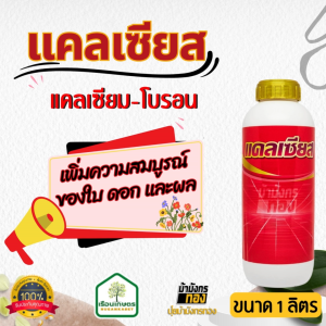 แคลเซียส ธาตุอาอาหารเสริม เพิ่มความสมบูรณ์ ของใบ ผล และดอก ขนาด 1 ลิตร