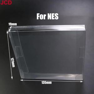 2pcs Plastic PET For NES Protector Case for Switch Game Boxes Clear Transparent For GB GBA GBC SNES N64 NGPC Game Box CIB Games