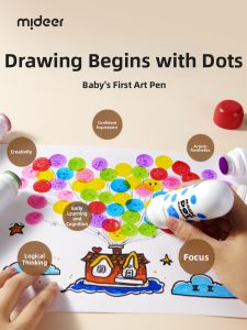 MiDeer | Water Washable Safe Childrens Color Pencils