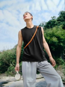 Beneunder | Quick-Dry Ice Silk Cool Feel High Elastic Sleeveless Mens T-Shirt