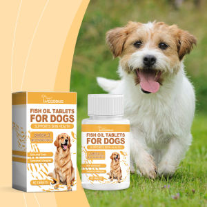 Yegbong แคปซูลน้ำมันปลาทะเลลึกธรรมชาติเข้มข้น Omega สัตว์เลี้ยง3สูตรทางวิทยาศาสตร์อาหารเสริมสำหรับแมวสุนัขสุนัขสุนัขน้ำมันปลาน้ำลึกการรักษาสุนัขแมวสารอาหารแฮร์บอลขับถ่ายแท็บเล็ตอาหารเสริมสำหรับสัตว์เลี้ยง