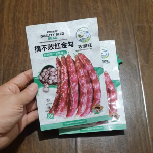 Hạt giống đậu cove đỏ nhập khẩu đài loan nguyên bao bì - shop Hoang My food and beauty