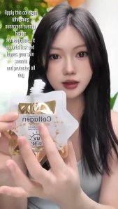 【BUY 1 TAKE 1】Whitening Sunscreen Spf90+ Pa+++ Waterproof Moisturizing Fades Dark Spots Contains Niacinamide And Glutathione UVA / UVB Protection Collagen Sunscreen