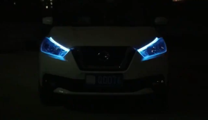 Novsight ไฟ LED ไฟกลางวัน 2 เส้น พร้อมไฟเลี้ยว ควบคุมการทำงานผ่านแอปพลิเคชันและรีโมทคอนโทรล ระบบสี RGB แรงดัน 12V