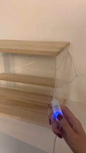 Nuvia Acrylic Wooden Top & Base Popmart Display Box Figurine Display Box Blind Box Doll Storage Box With Light