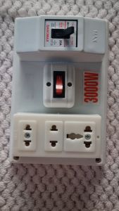 Bảng điện lắp sẵn SANOMAX chống quá tải an toàn khi sử dụng - Aptomat/CB ổ cắm 3 lỗ công tắc (Bảo hành chính hãng)