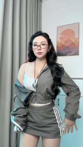 Set 3 món thể thao năng động set đồ nữ mặc hè áo trong hai dây Tăm Lạnh kèm khoác Dù croptop viền mix chân váy chữ A ngắn có lót lưng thun